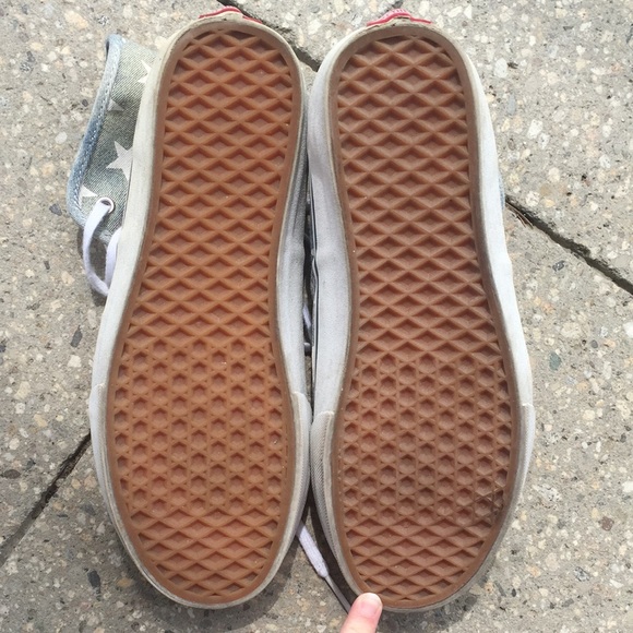 Acid Wash Star and Leopard Print High Tops - Picture 4 of 4